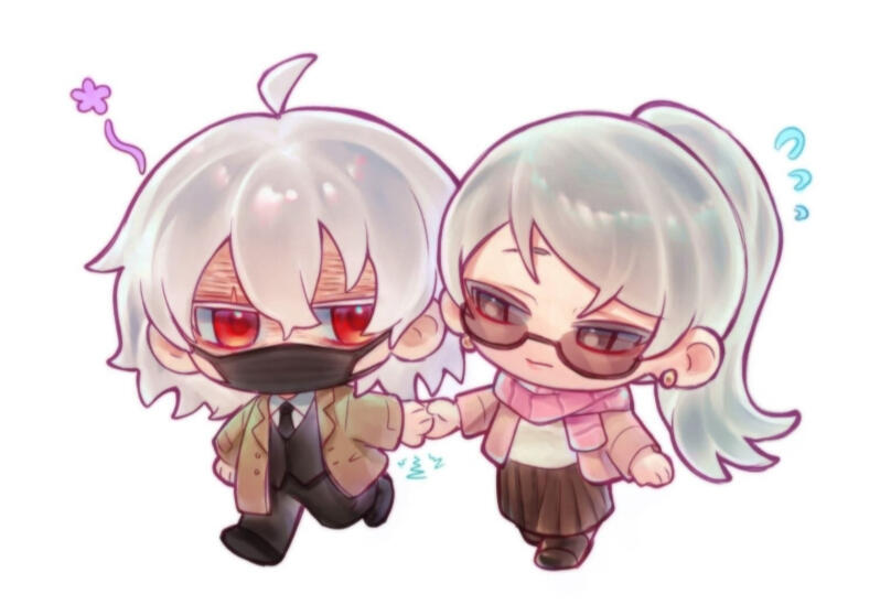 full body + chibi style